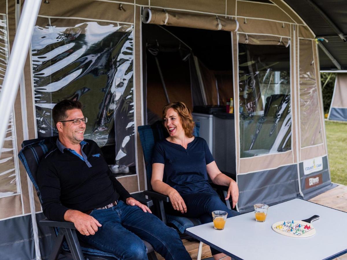 Nice Tent Lodge On A Campsite, Bordering The Forest, Luxembourg At 27 Km Medernach Luaran gambar